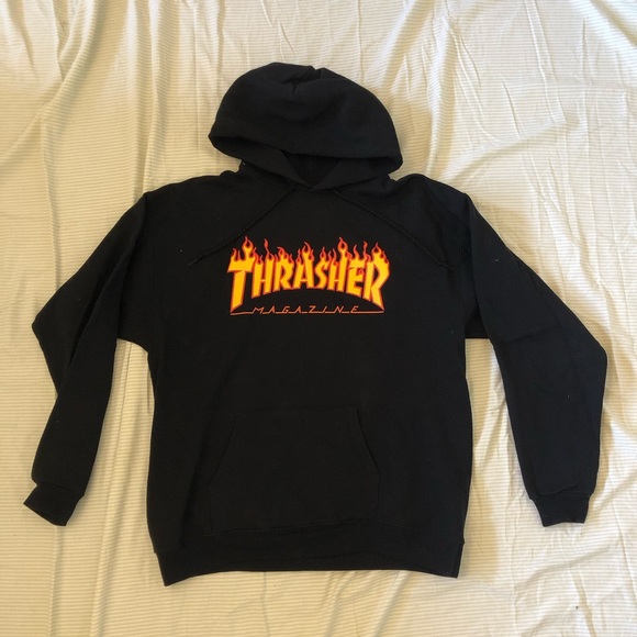 Thrasher Flame Hoodie - Picture 1 of 3